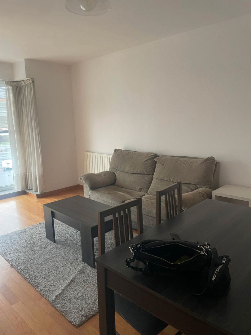 Sala d'estar de Pis de lloguer en Santiago de Compostela  amb Moblat