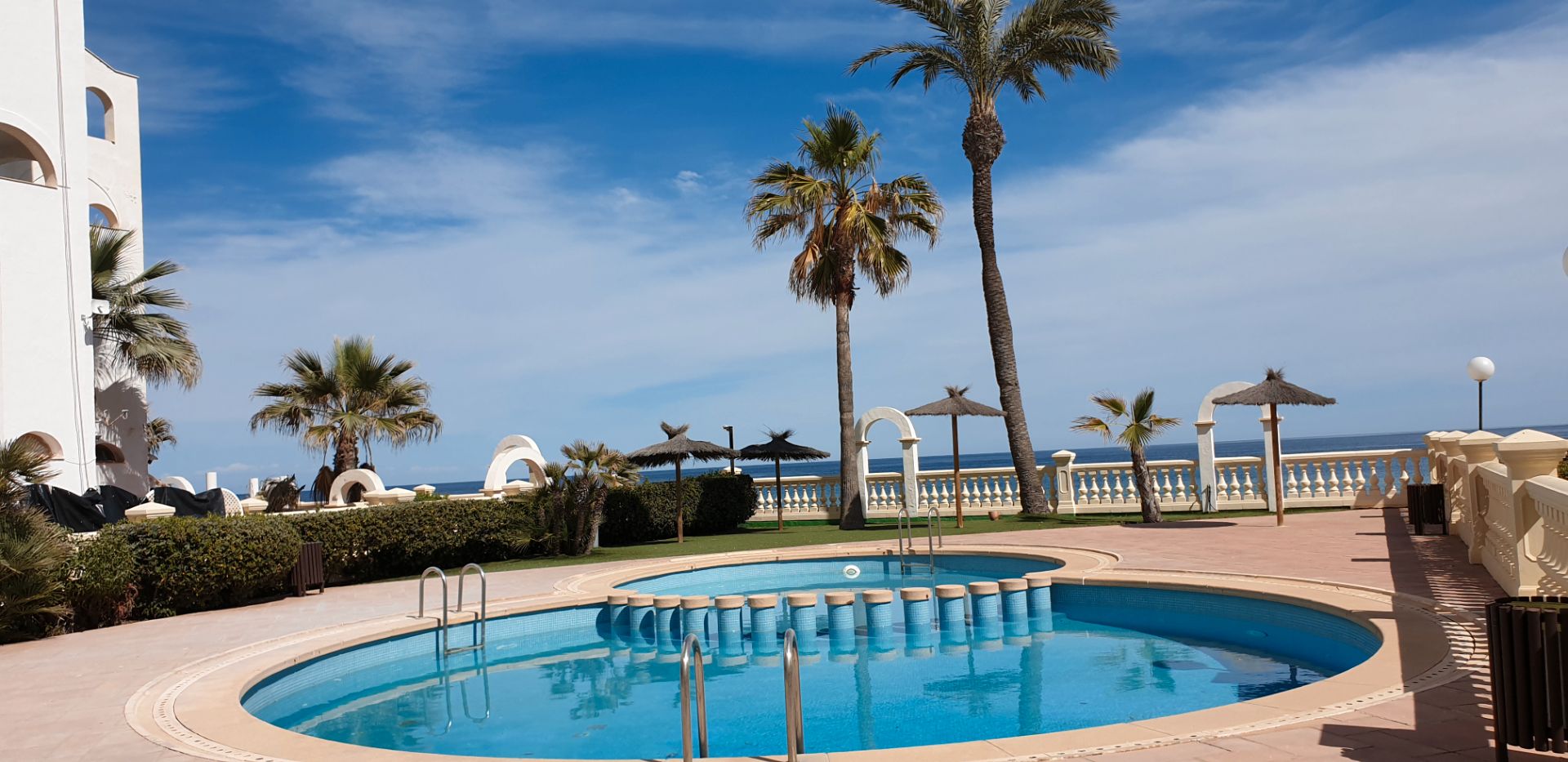 Swimming pool of Single-family semi-detached for sale in La Manga del Mar Menor  with Private garden, Terrace and Furnished
