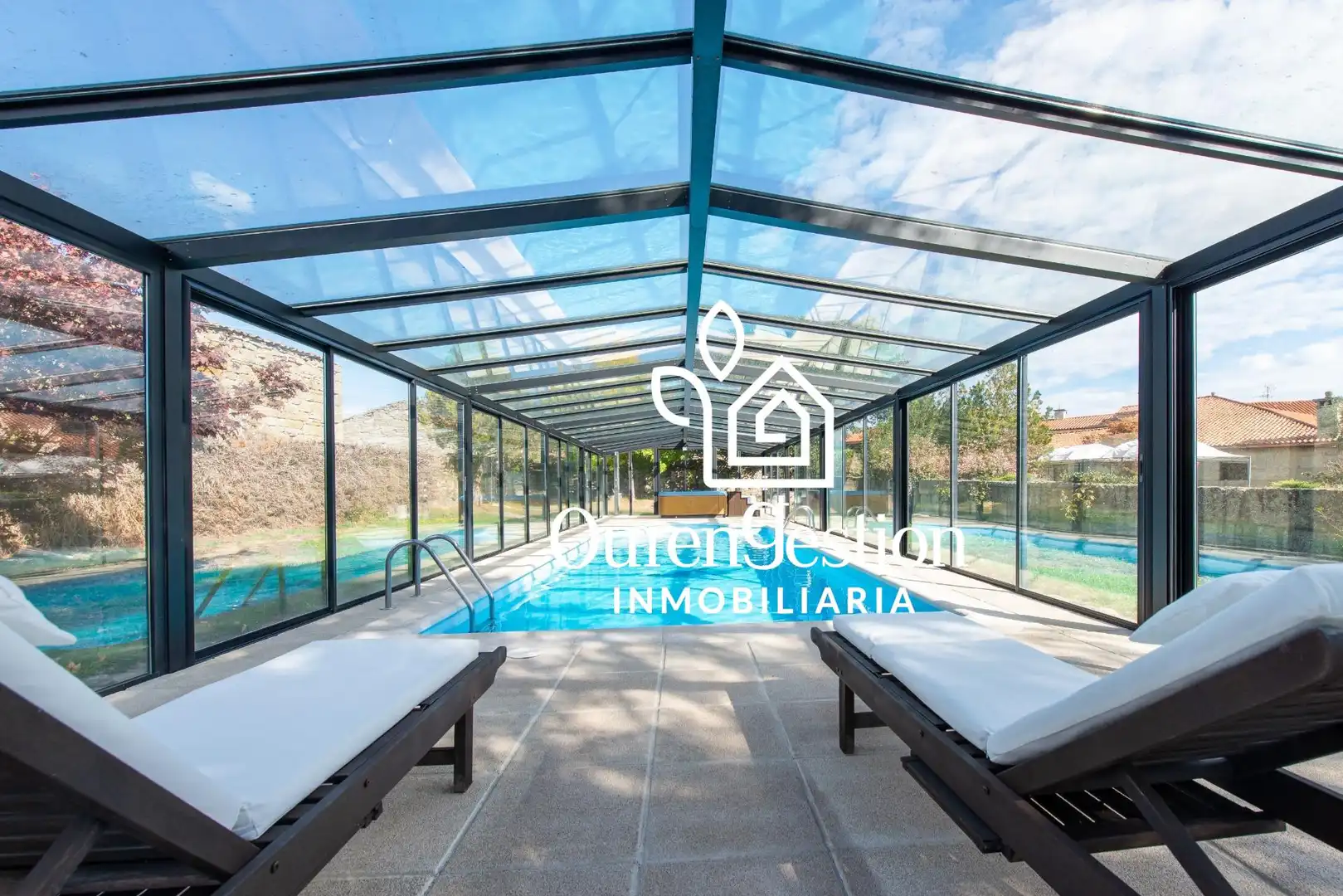 Piscina de Finca rústica en venda en Baltar amb Calefacció, Jardí privat i Terrassa