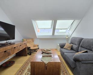 Living room of Attic to rent in A Coruña Capital 