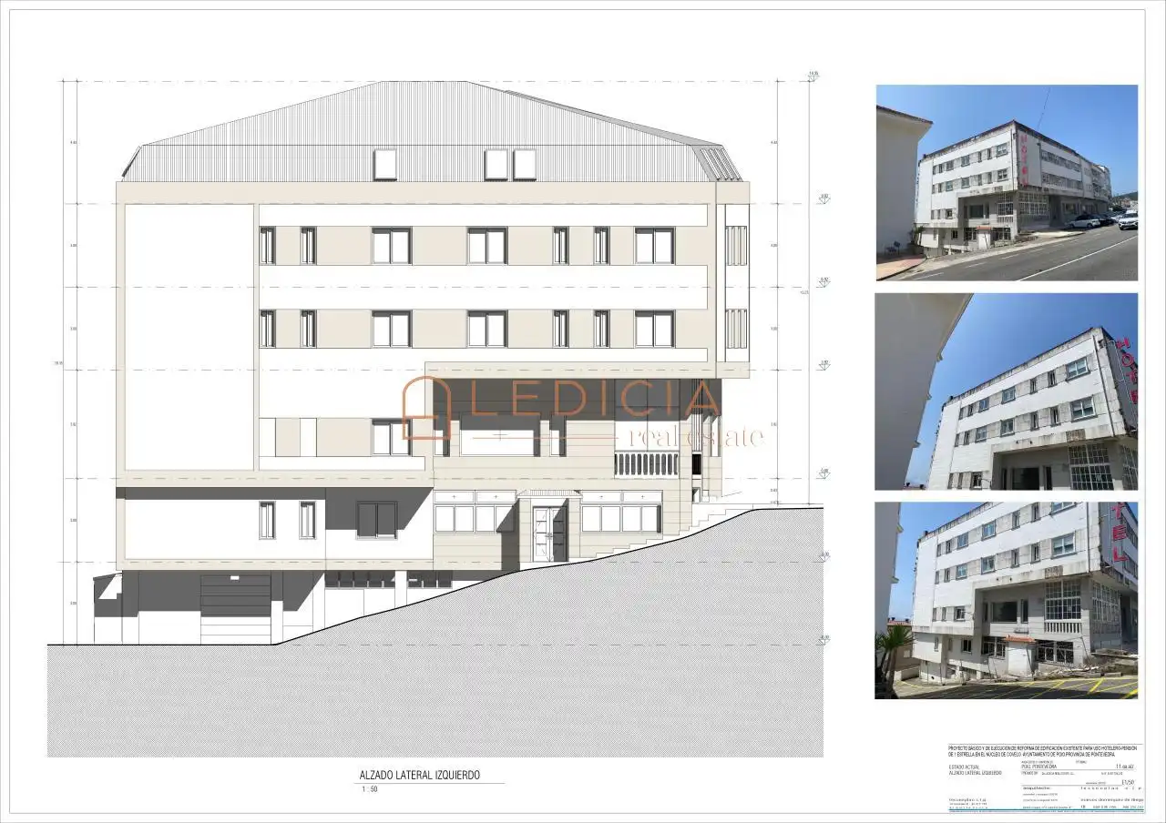 Außenansicht von Gebäude zum Verkauf in Poio