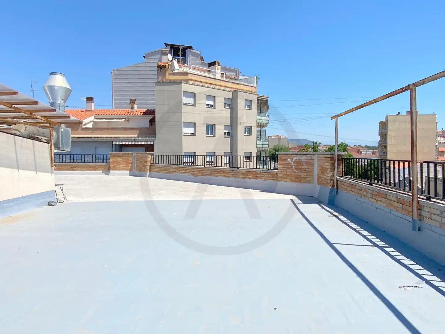 Terrace of Flat for sale in Terrassa  with Heating, Parquet flooring and Terrace