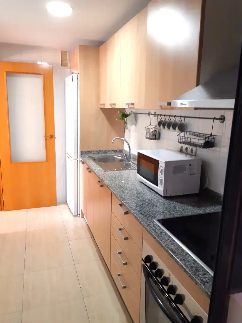 Kitchen of Flat for rent in Murcia  with Air Conditioner, Storage room and Furnished