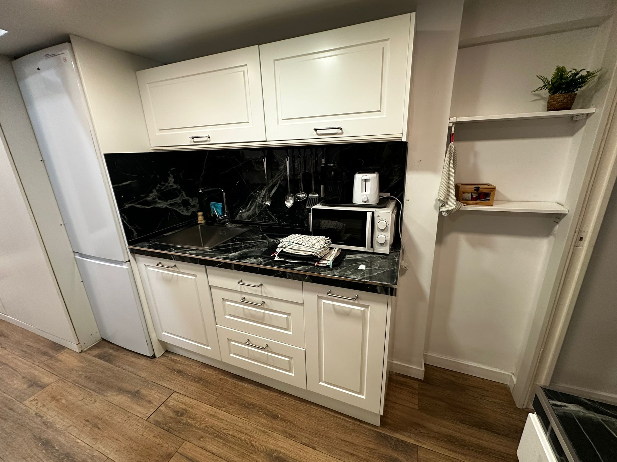 Kitchen of Planta baja for sale in  Barcelona Capital  with Heating and Terrace