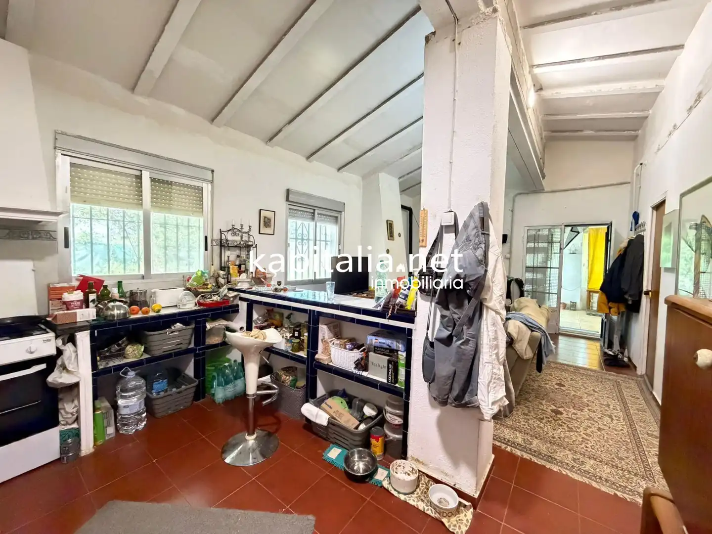 Cocina de Casa o chalet en venta en Barxeta con Jardín privado, Terraza y Piscina