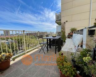 Terrace of Flat for sale in Badalona  with Terrace and Balcony