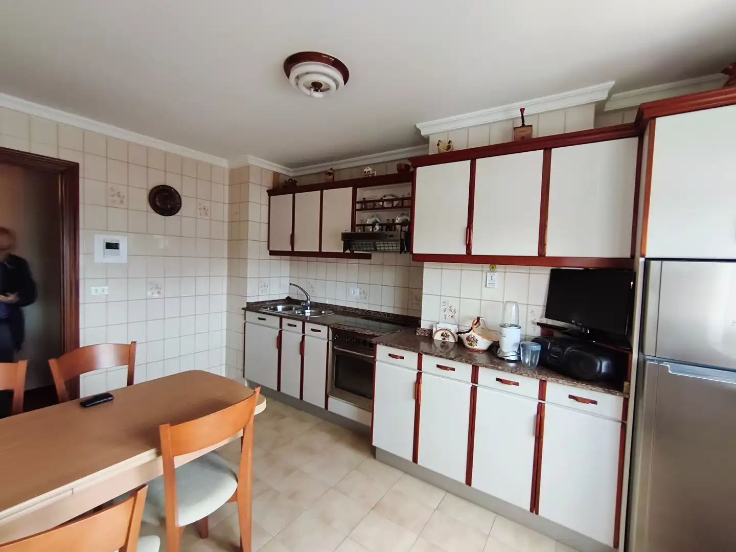 Cocina de Piso en venta en A Coruña Capital  con Calefacción, Parquet y Trastero