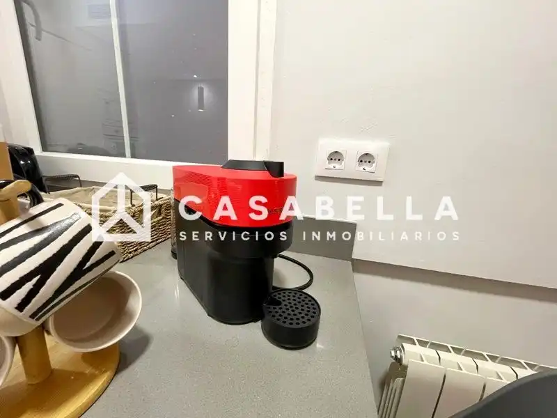 Kitchen of Flat for share in Valencia  with Air Conditioner, Heating and Furnished