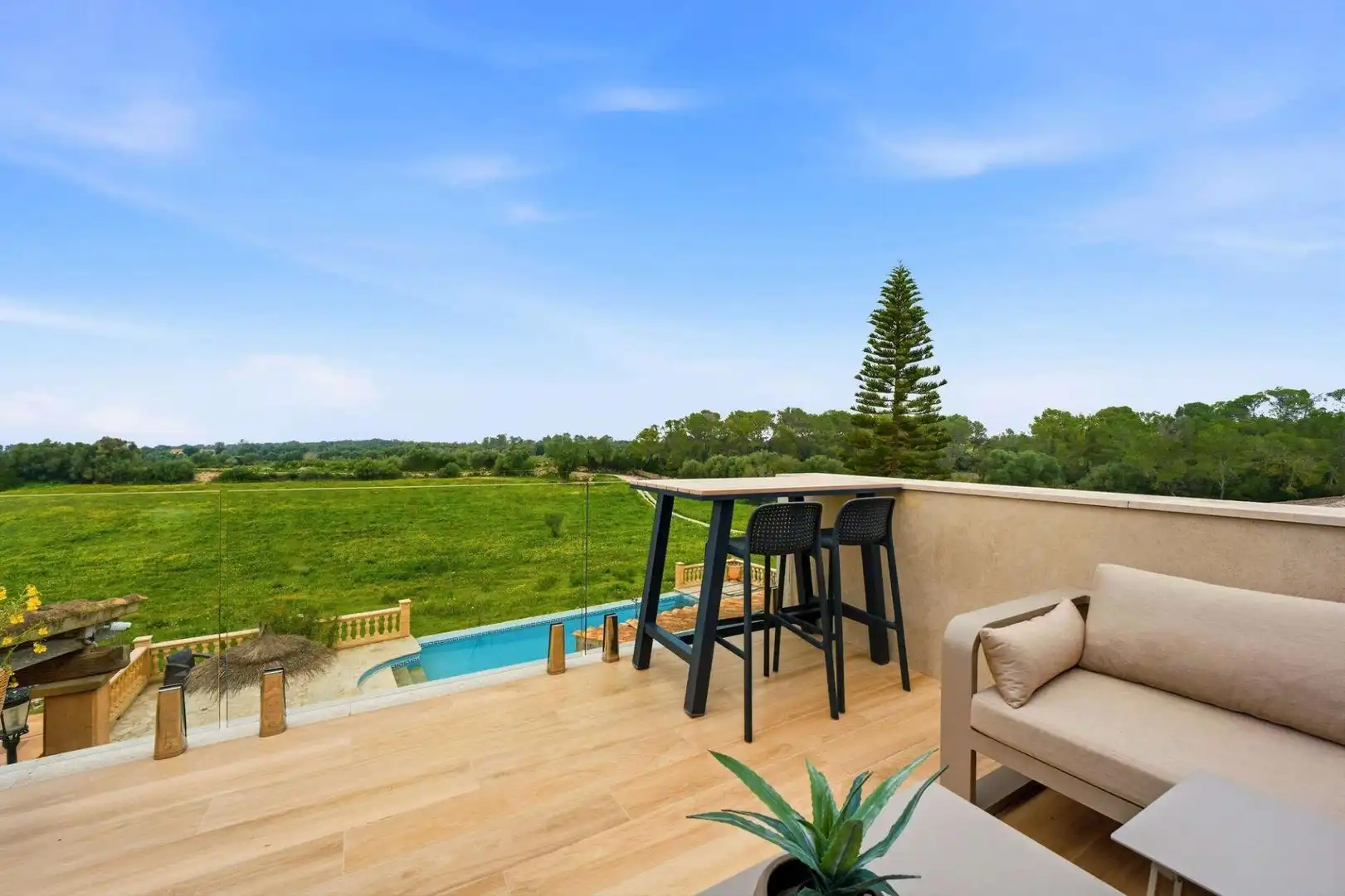 Terrassa de Casa o xalet en venda en Llubí amb Aire condicionat, Calefacció i Jardí privat