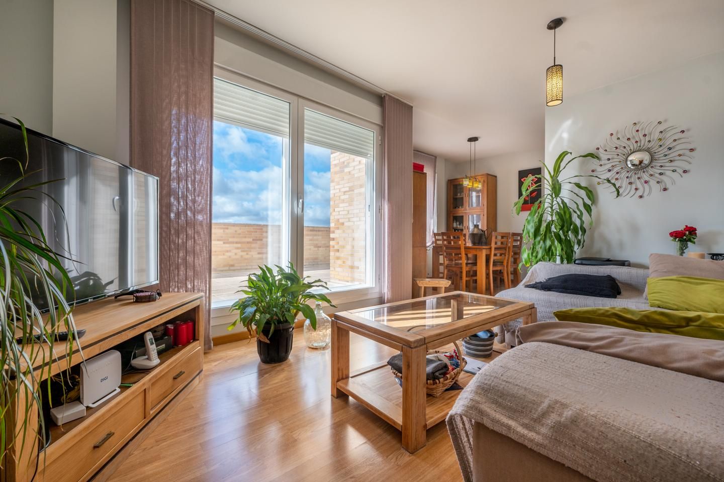 Living room of Flat for sale in Ávila Capital  with Heating, Terrace and Storage room