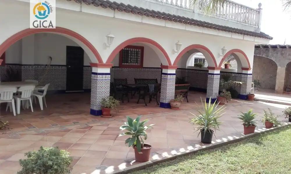 Garden of Houses for sale in Jerez de la Frontera  with Terrace, Swimming Pool and Alarm