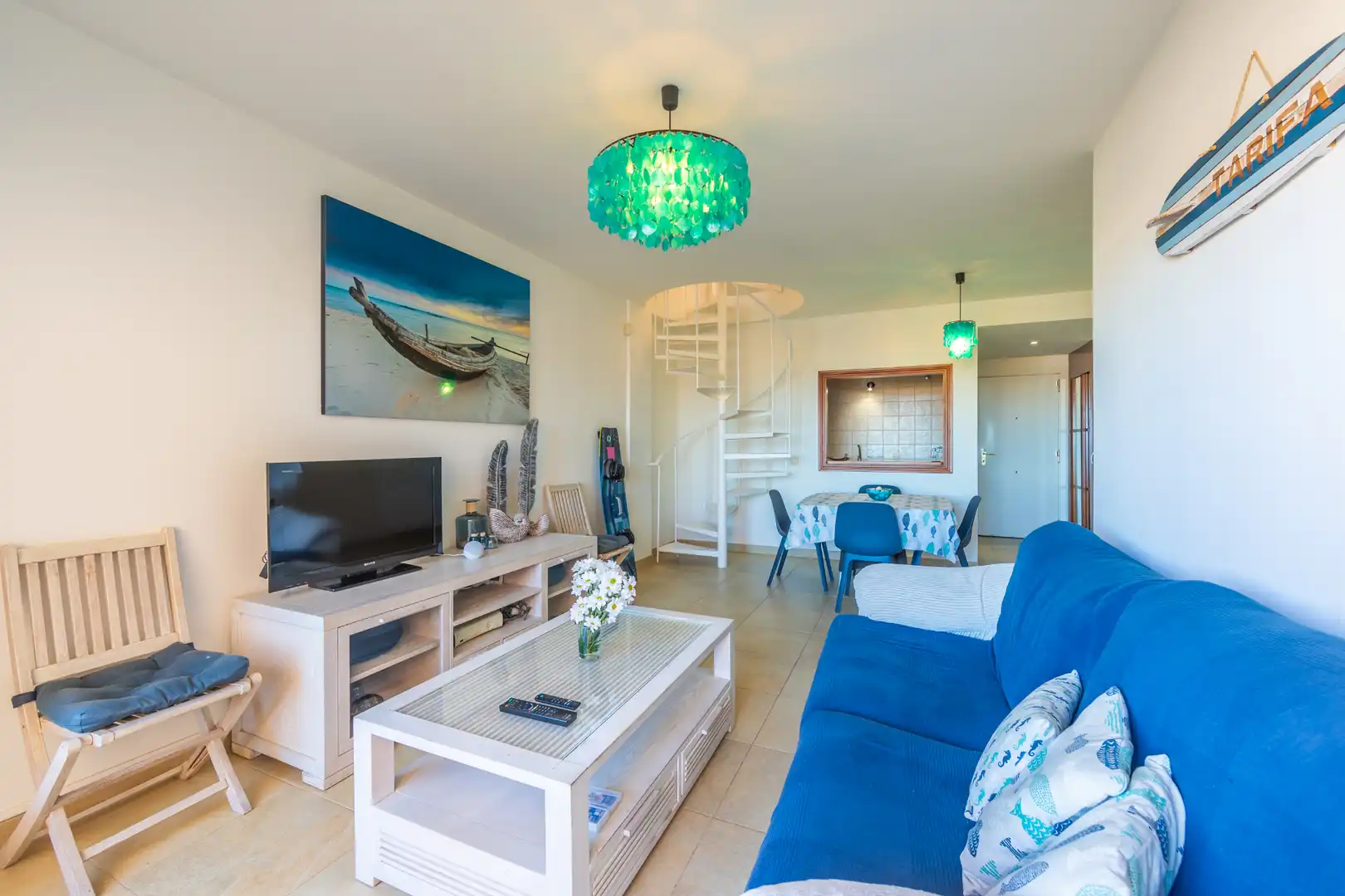 Sala de estar de Apartamento en venta en Tarifa con Aire acondicionado, Calefacción y Terraza