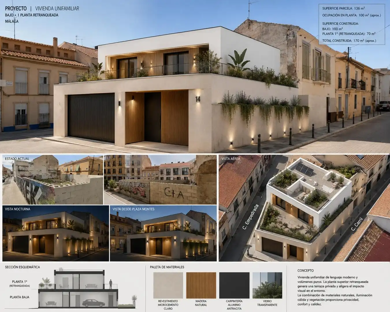 Exterior view of Residential for sale in Málaga