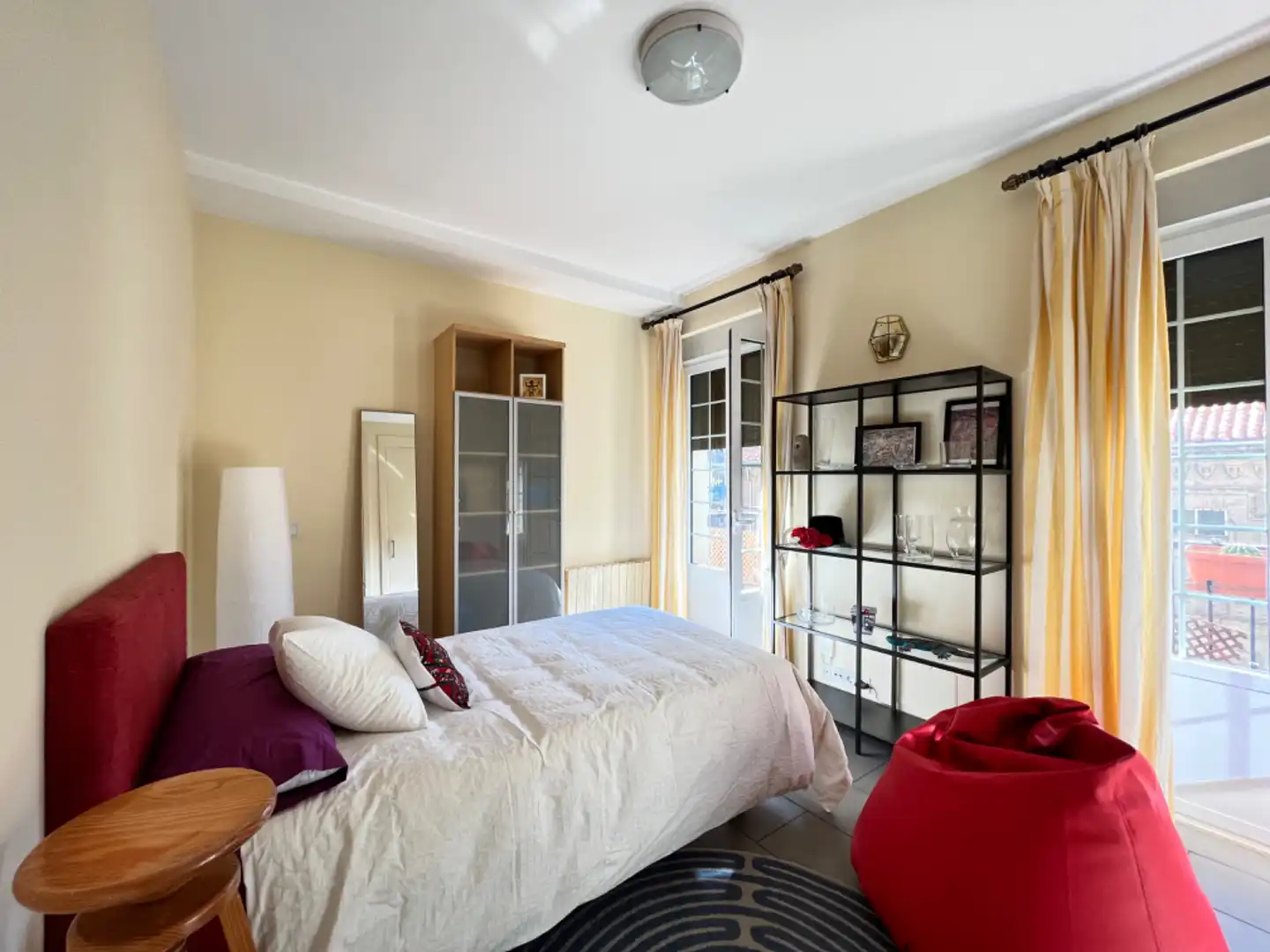 Schlafzimmer von Wohnung zum Verkauf in Madrid mit Terrasse, Möbliert und Ofen
