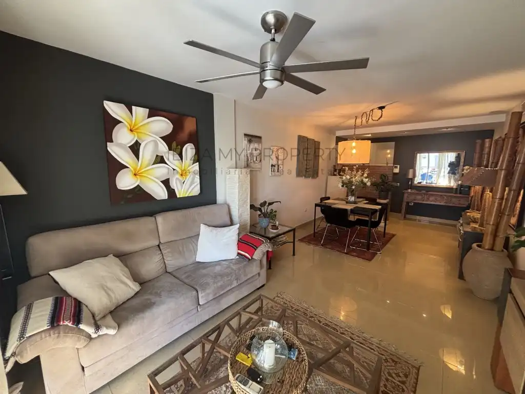 Living room of Apartments for sale in Eivissa  with Air Conditioner, Terrace and Furnished