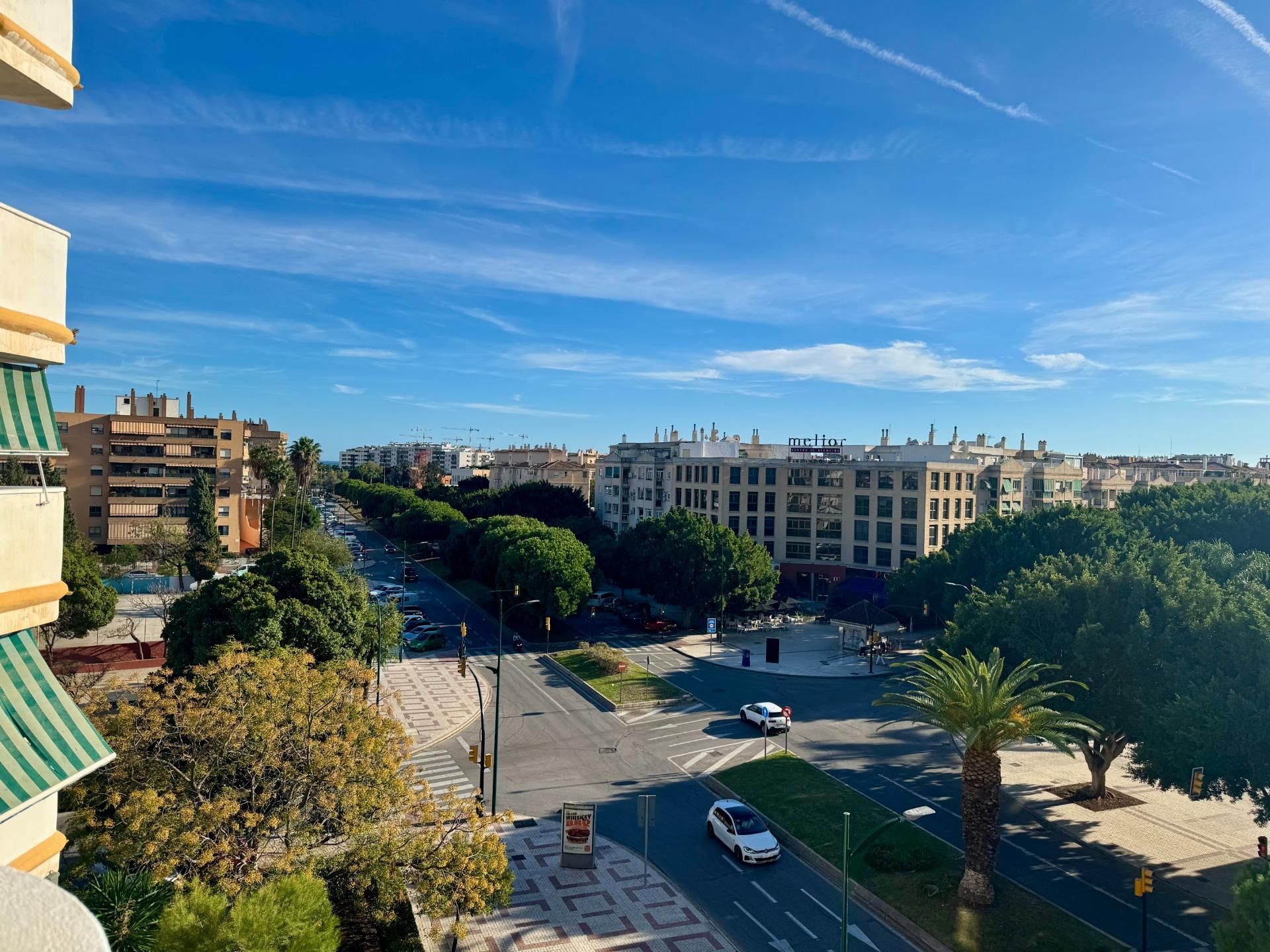 Exterior view of Flat to rent in Málaga Capital  with Air Conditioner, Private garden and Terrace