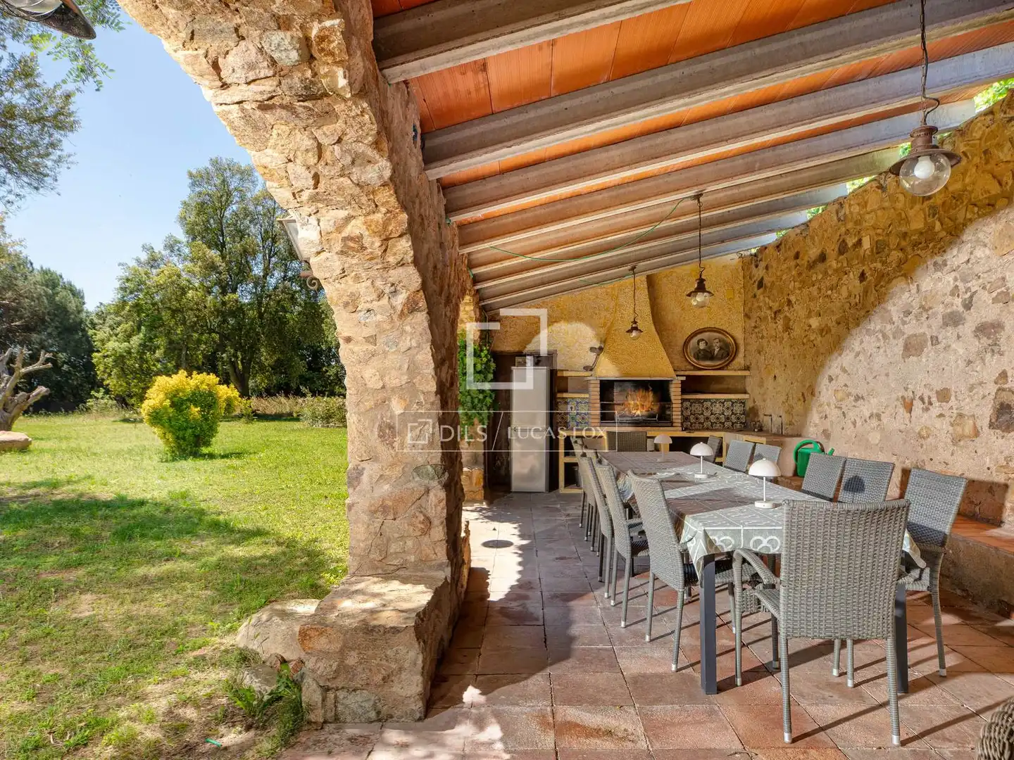 Casa rústica amb piscina en venda a Llagostera, imagen 12