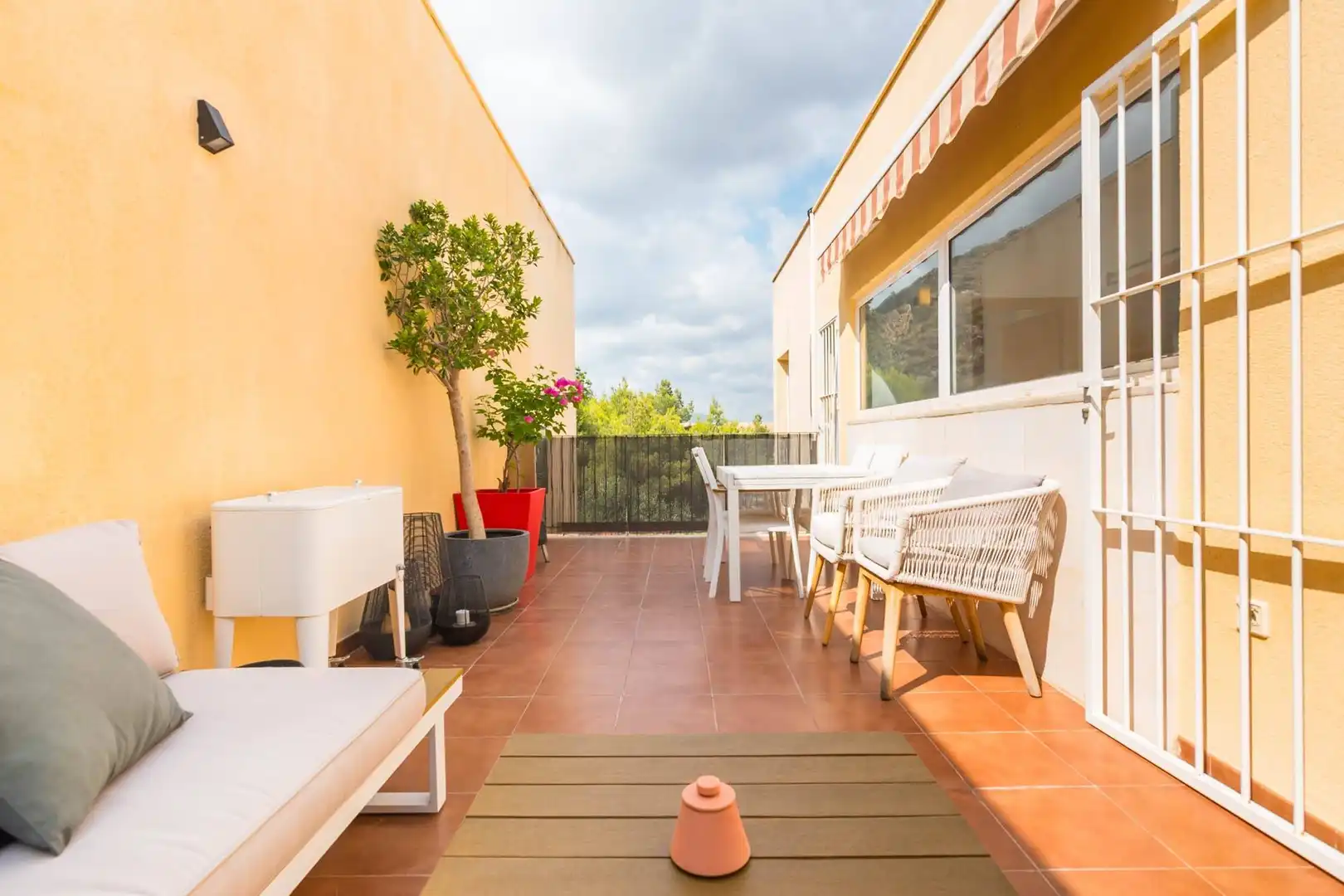 Terrassa de Dúplex en venda en Murcia amb Aire condicionat, Calefacció i Jardí privat