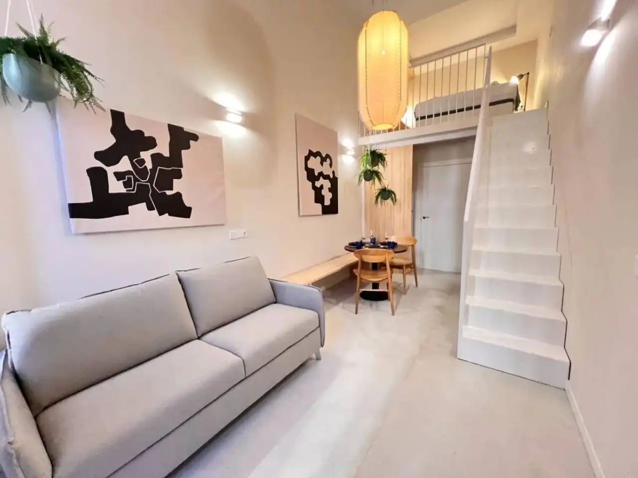 Wohnzimmer von Wohnung zum Verkauf in L'Hospitalet de Llobregat mit Klimaanlage, Heizung und Parkett