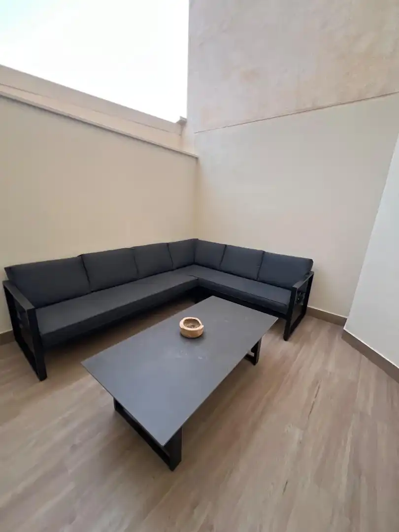 Sala de estar de Piso en venta en Murcia con Aire acondicionado, Terraza y Amueblado
