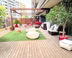 Terrace of Flat for sale in  Barcelona Capital  with Air Conditioner, Heating and Private garden