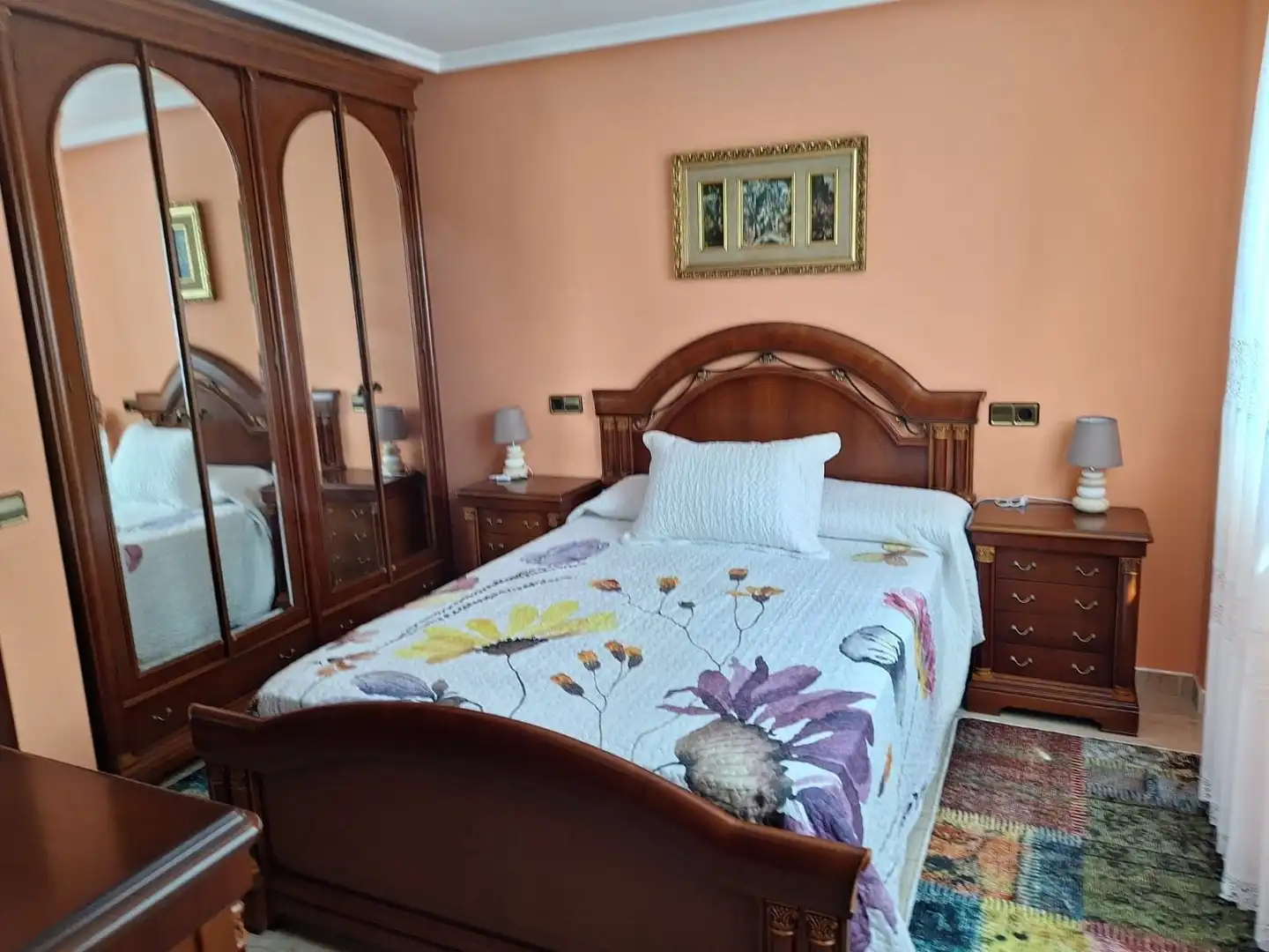 Dormitori de Casa o xalet de lloguer en Carreño amb Calefacció, Jardí privat i Piscina