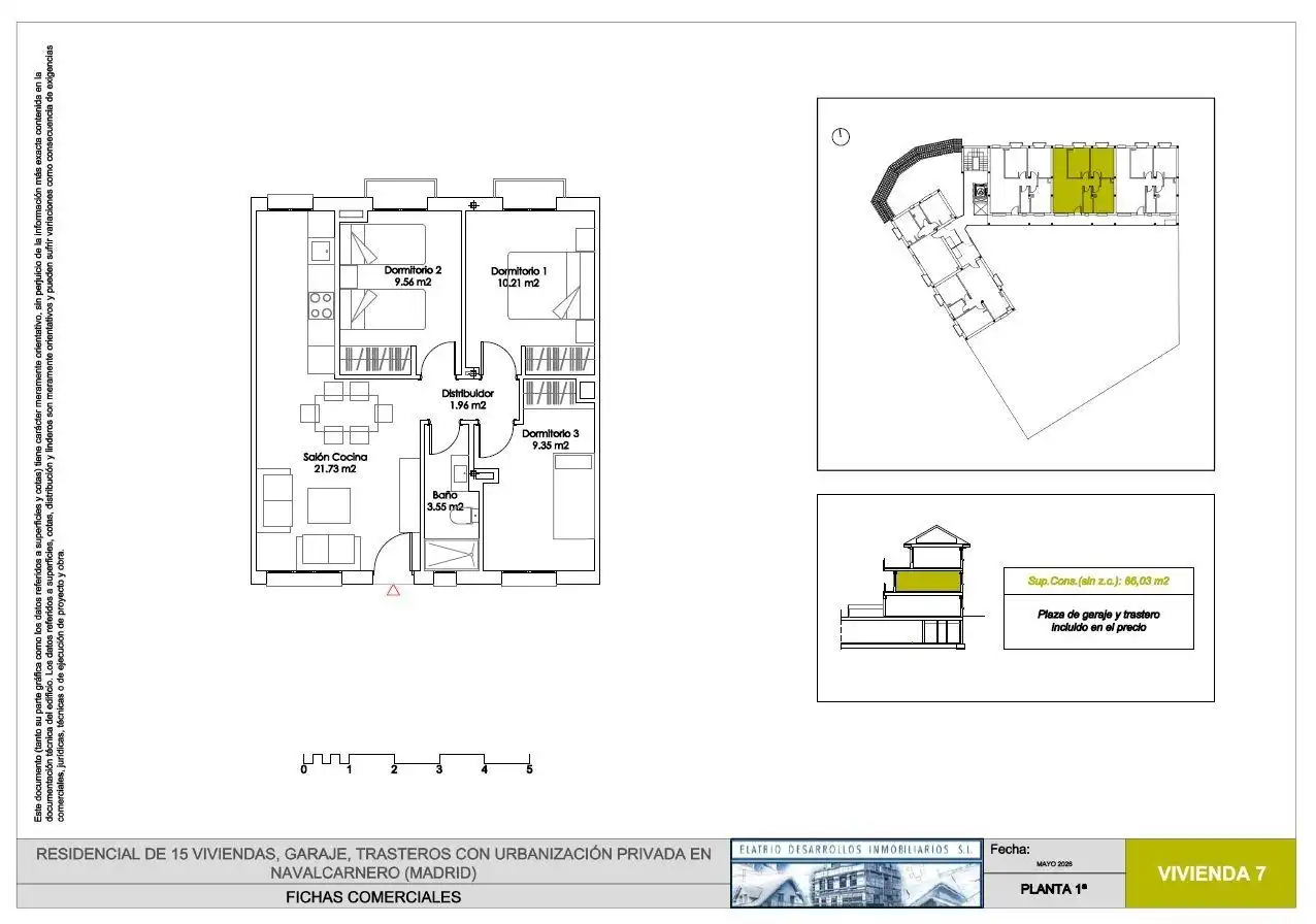Flat for sale in Navalcarnero  with Heating, Private garden and Terrace