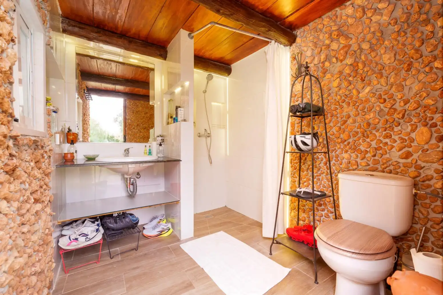 Baño de Finca rústica en venta en Marratxí con Aire acondicionado, Calefacción y Piscina