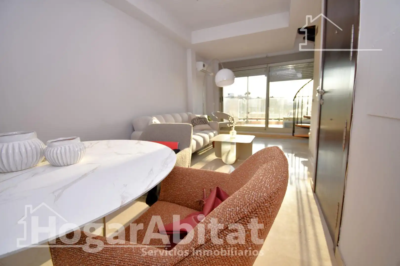 Sala de estar de Ático en venta en Albal con Aire acondicionado, Calefacción y Terraza