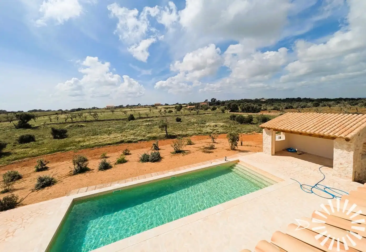 Piscina de Finca rústica en venda en Santanyí amb Aire condicionat, Calefacció i Jardí privat