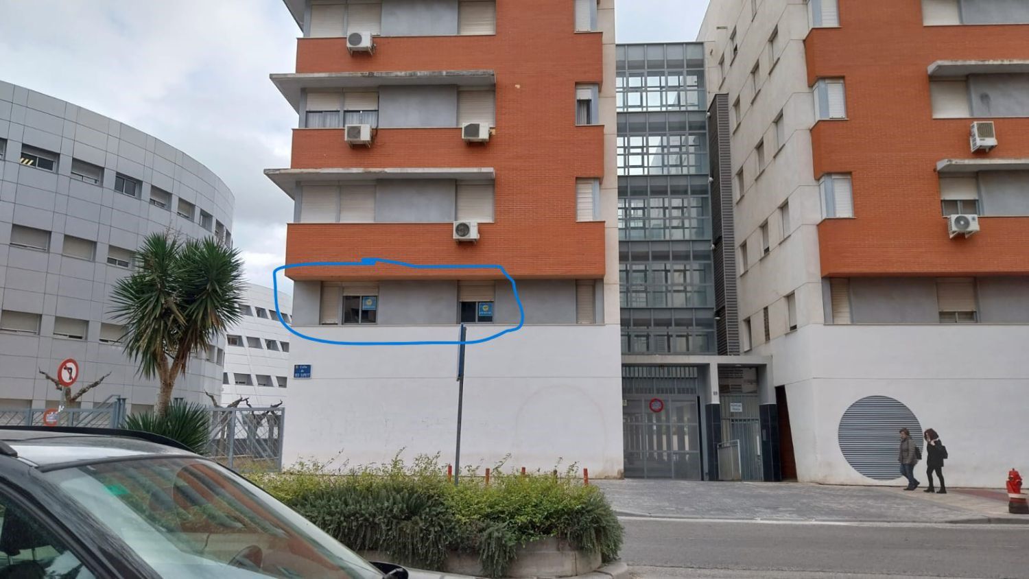 Exterior view of Flat for sale in  Jaén Capital  with Air Conditioner, Heating and Furnished