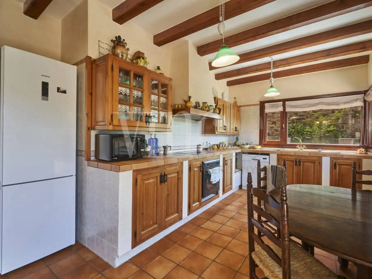 Cuina de Casa o xalet en venda en Prullans amb Calefacció, Jardí privat i Terrassa