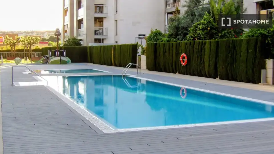 Piscina de Piso de alquiler en  Palma de Mallorca con Aire acondicionado, Calefacción y Amueblado
