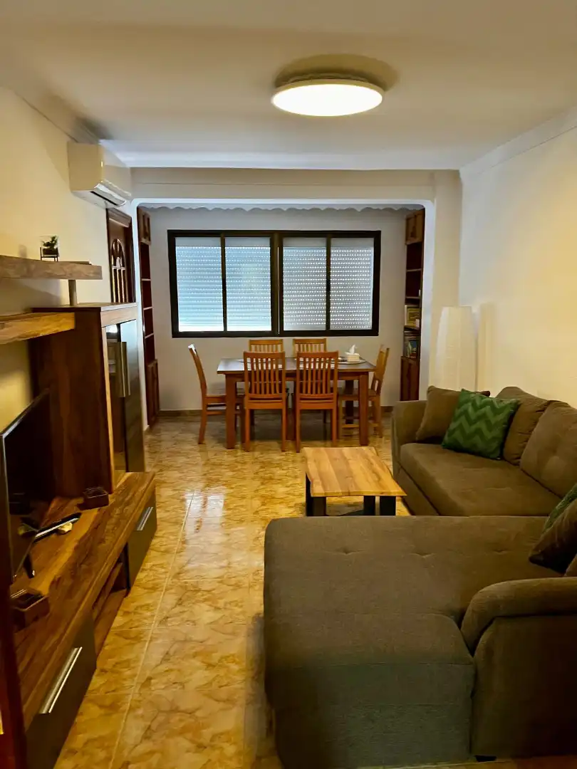 Living room of Flat for rent in Estepona  with Air Conditioner, Heating and Terrace