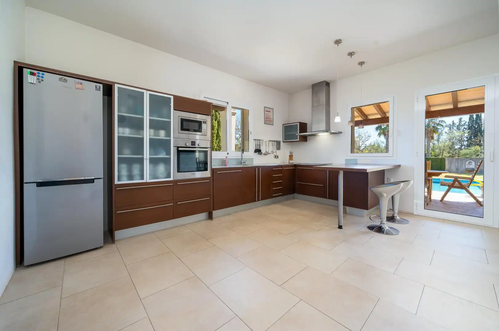 Cocina de Casa o chalet de alquiler en Binissalem con Aire acondicionado, Calefacción y Jardín privado