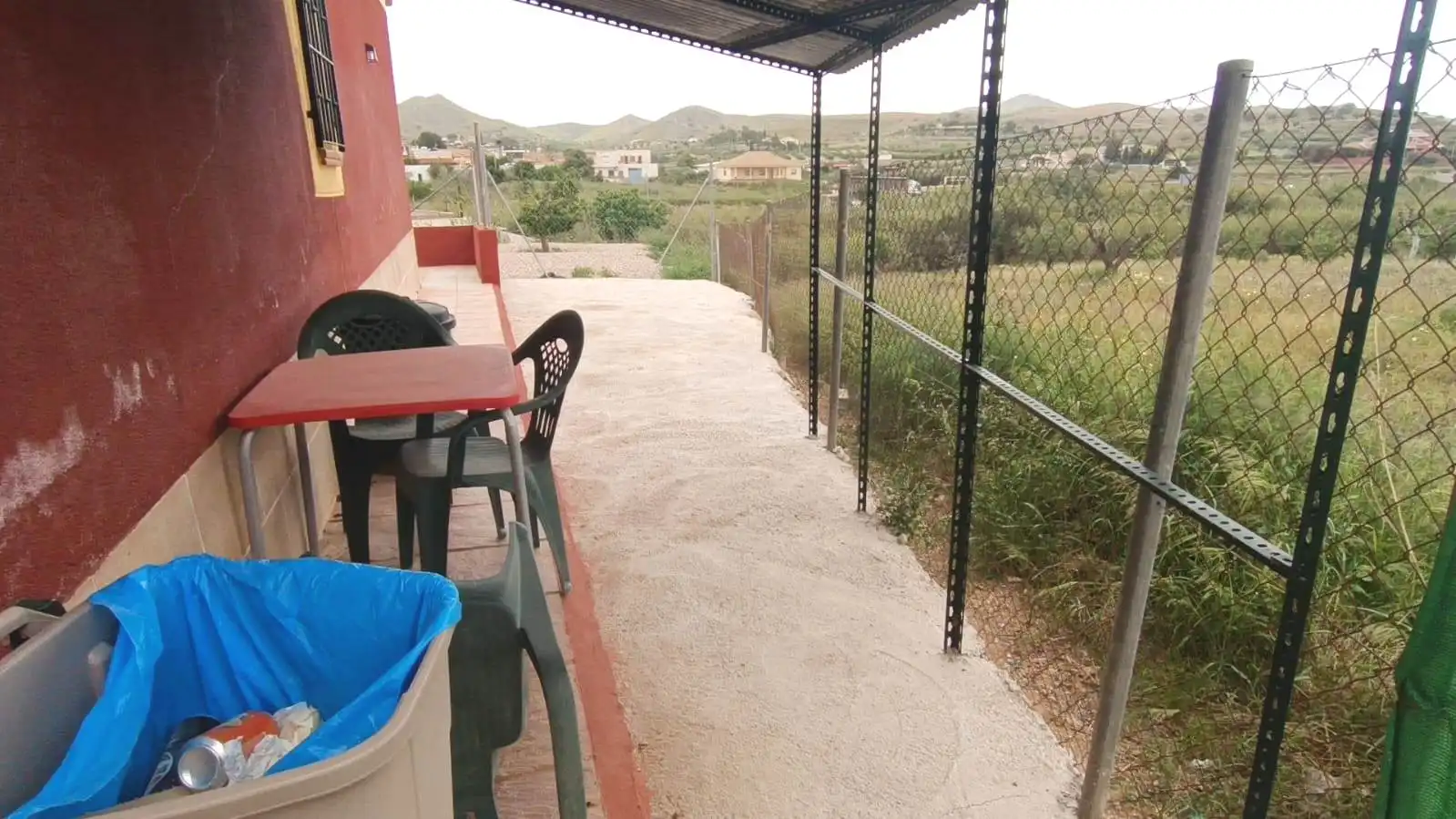 Terrassa de Casa adosada de lloguer en Cartagena amb Calefacció, Jardí privat i Moblat