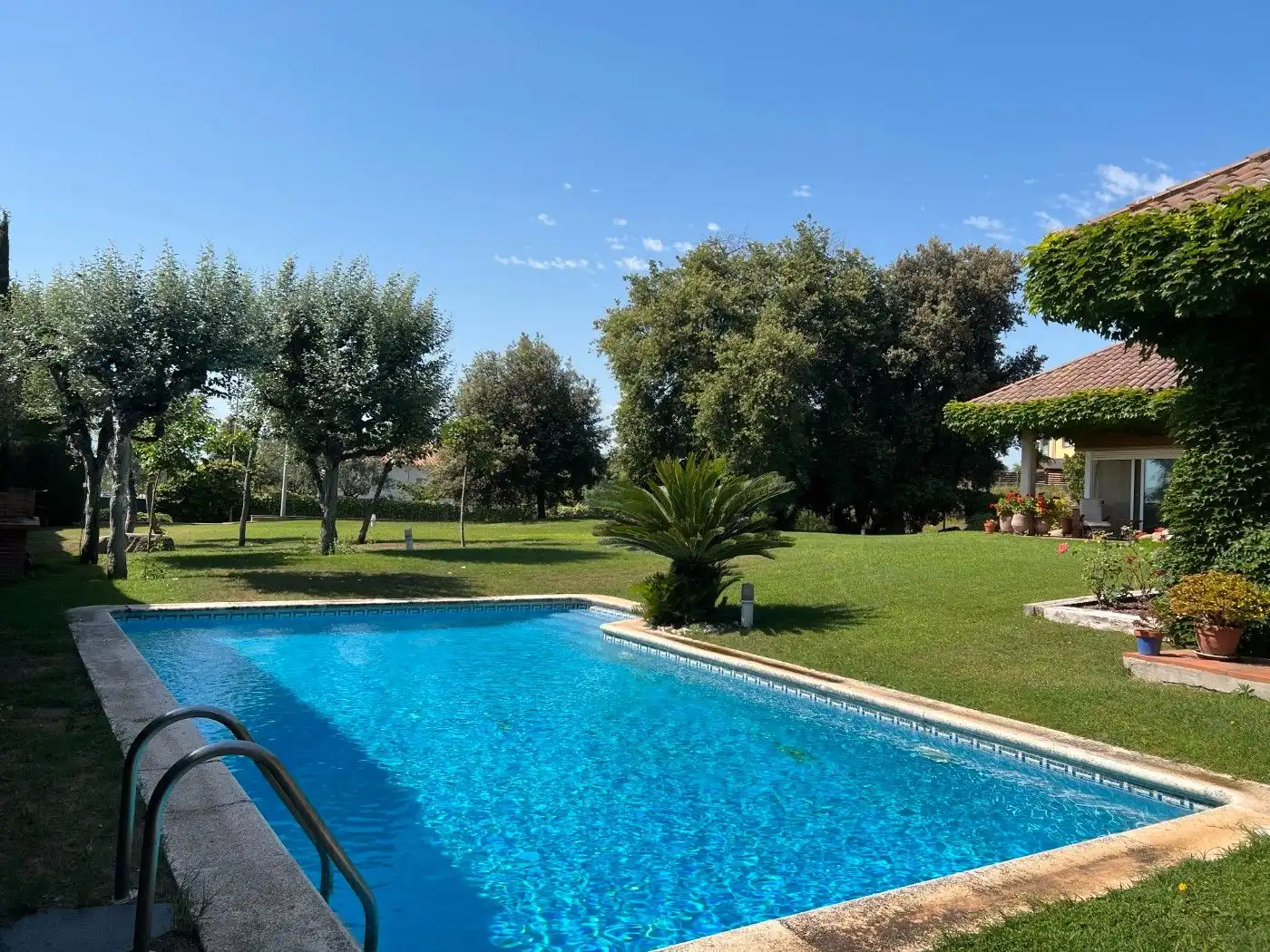 Piscina de Casa o xalet en venda en Canovelles amb Aire condicionat, Calefacció i Jardí privat