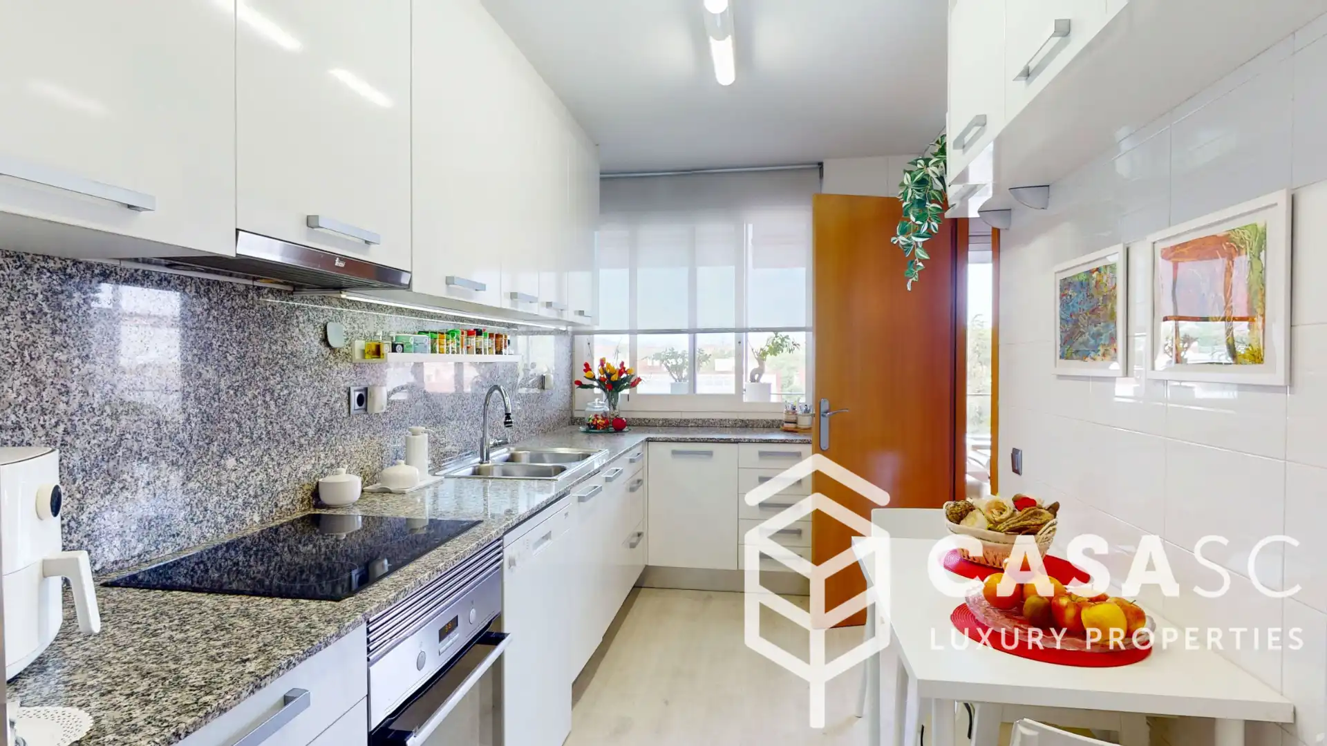 Kitchen of Attic for sale in Sant Cugat del Vallès  with Air Conditioner, Heating and Parquet flooring