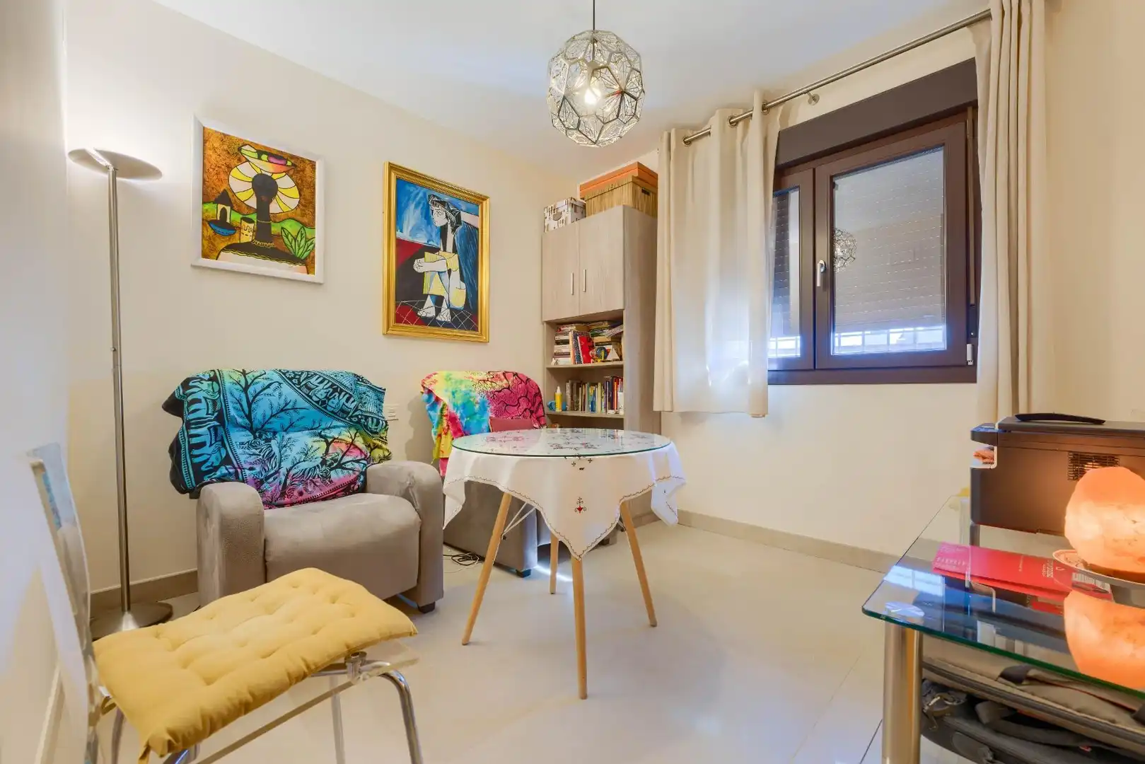 Wohnzimmer von Dachboden zum Verkauf in Sevilla mit Klimaanlage, Heizung und Terrasse