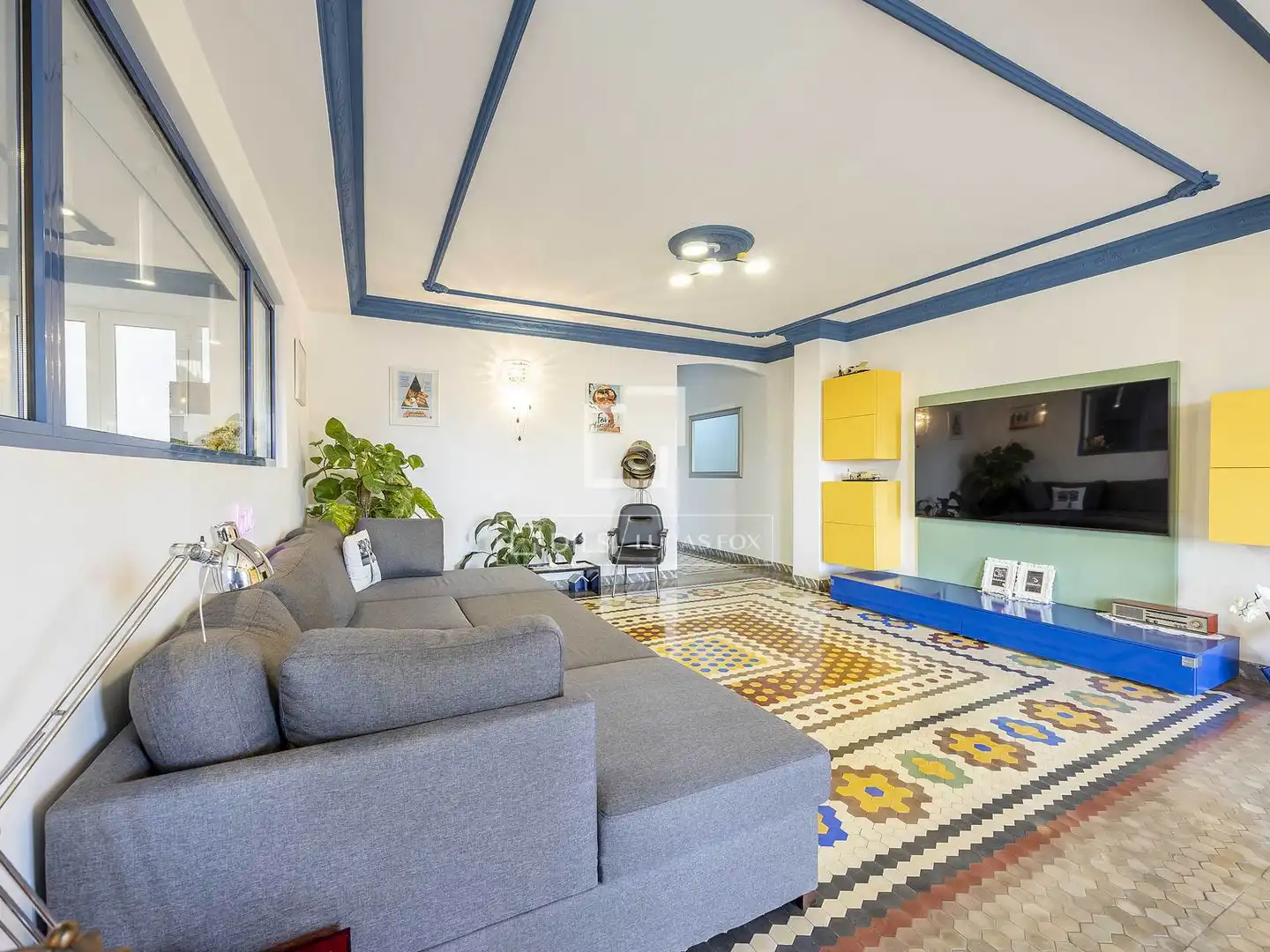 Sala d'estar de Pis de lloguer en Valencia amb Aire condicionat, Terrassa i Traster