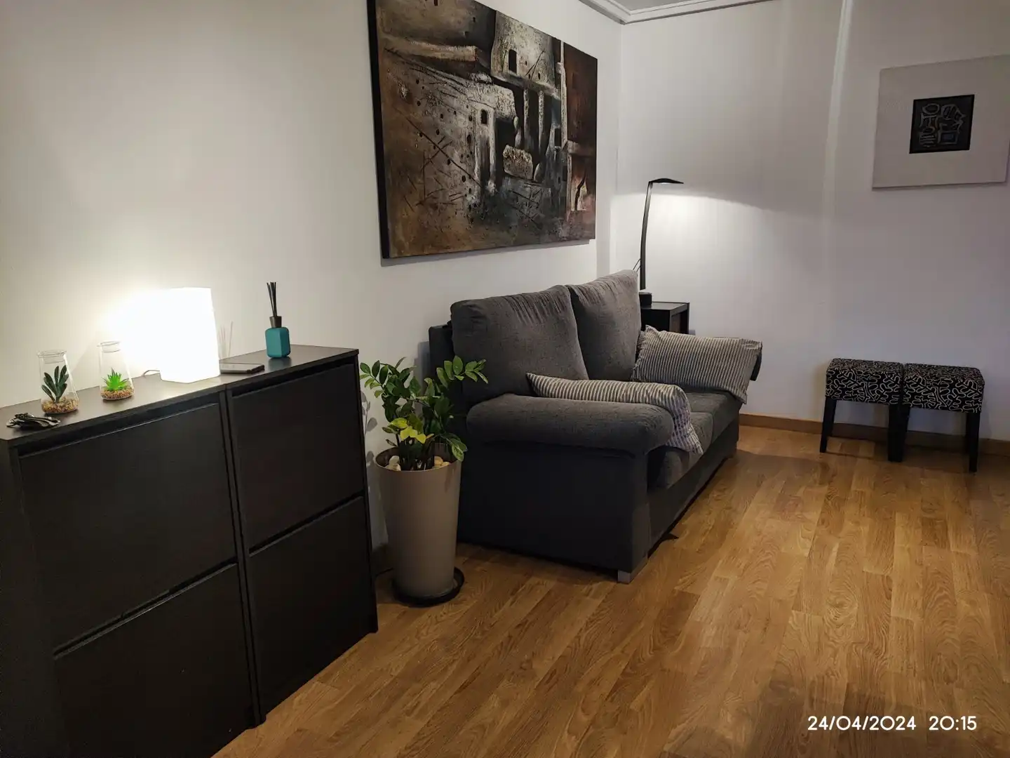 Wohnzimmer von Dachboden zur Miete in Santa Pola mit Klimaanlage, Heizung und Terrasse