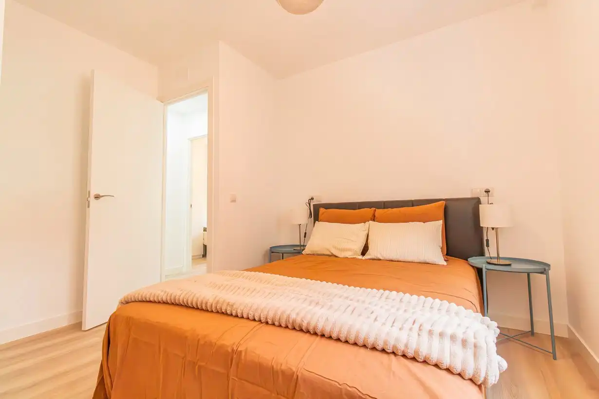 Schlafzimmer von Wohnung zum Verkauf in Madrid mit Klimaanlage, Heizung und Terrasse