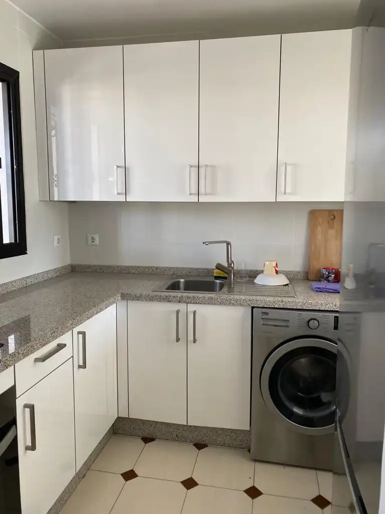Kitchen of Flat for rent to own in Estepona  with Air Conditioner, Heating and Furnished