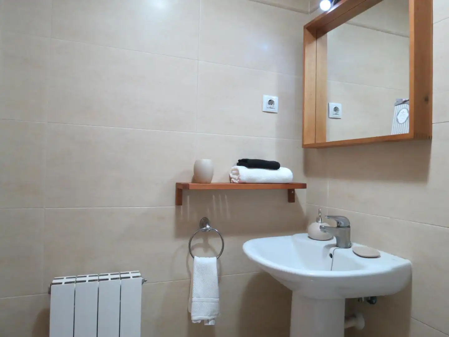 Badezimmer von Wohnung zum Verkauf in Llinars del Vallès mit Heizung und Terrasse