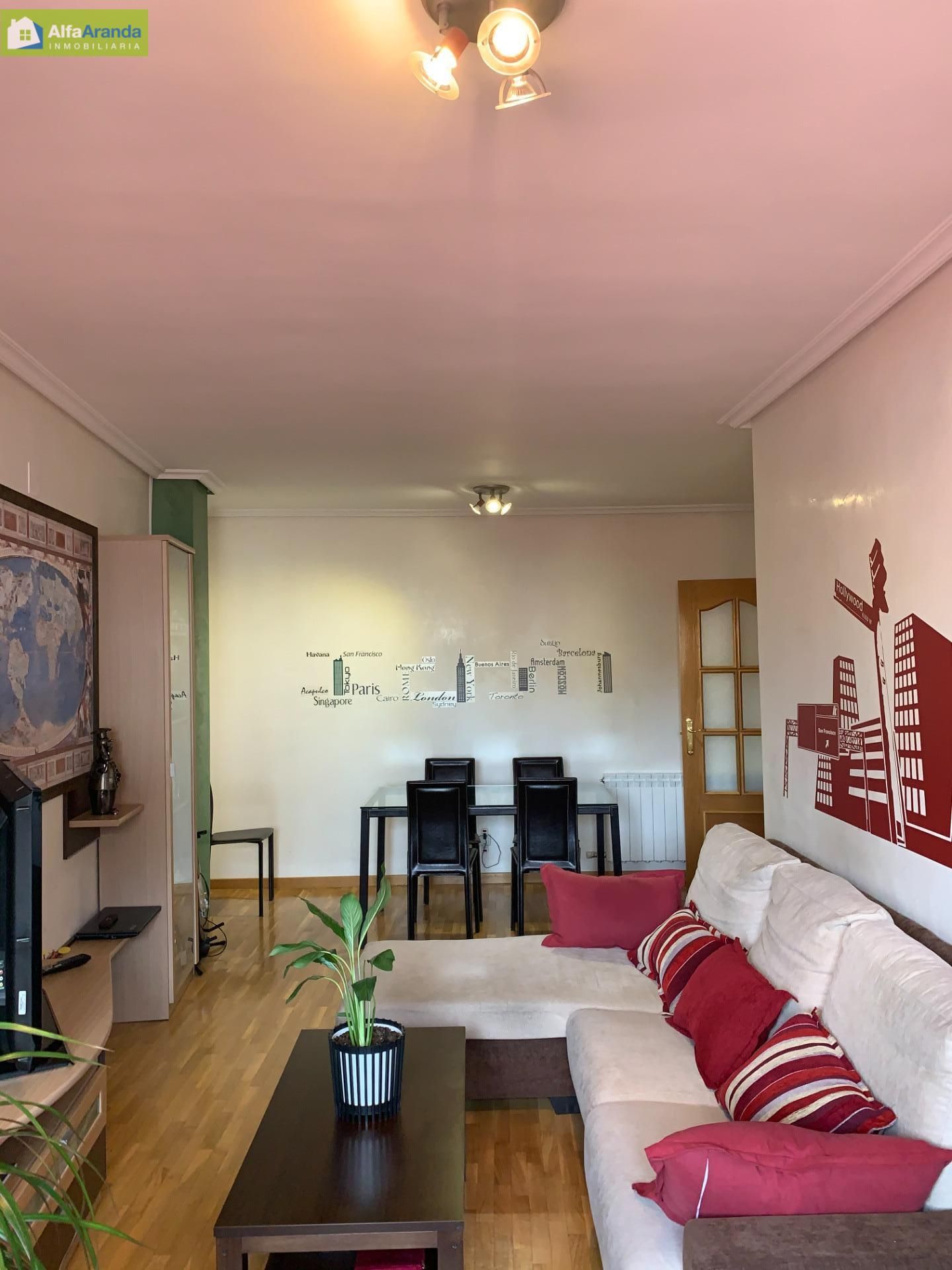 Dining room of Flat for sale in Aranda de Duero  with Parquet flooring, Storage room and Balcony