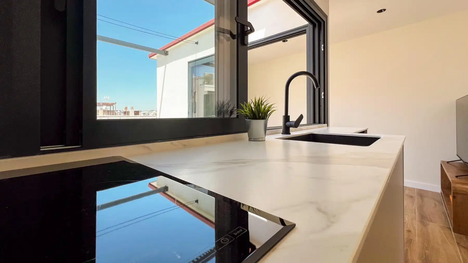 Kitchen of Attic for sale in Aiguadolç - Sant Sebastià