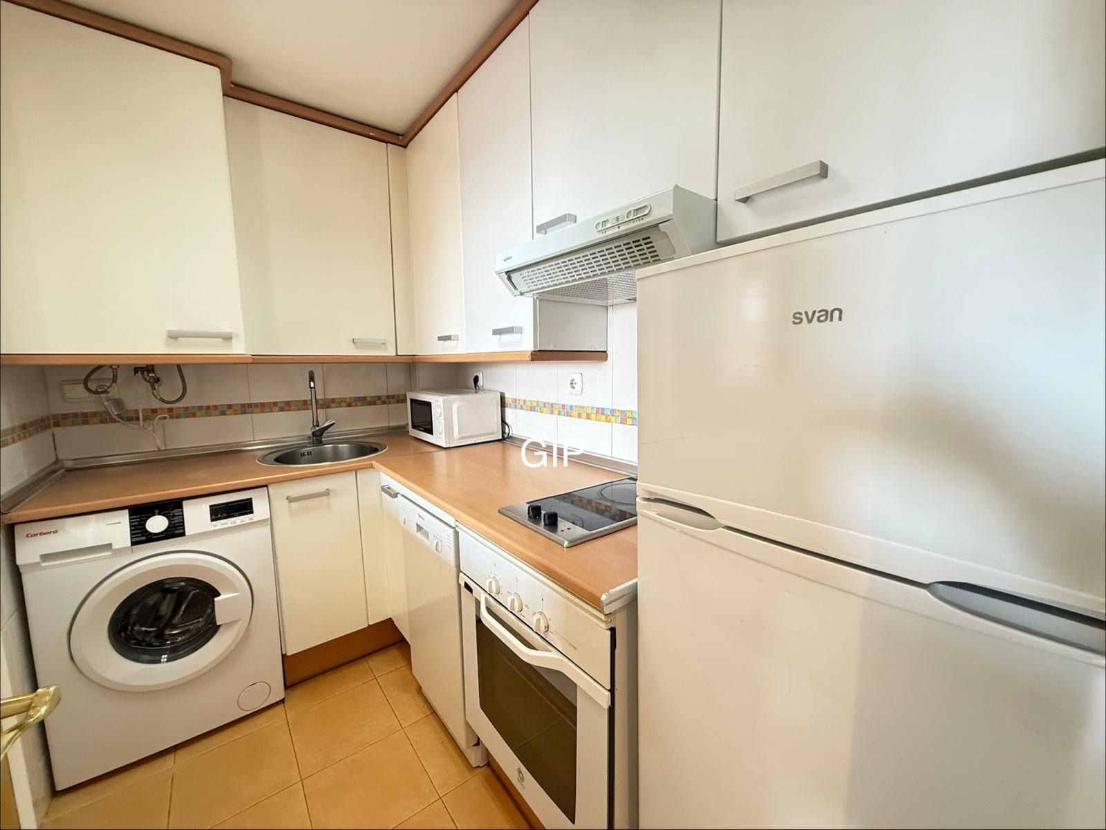 Cuina de Apartament de lloguer en  Madrid Capital amb Aire condicionat, Calefacció i Parquet