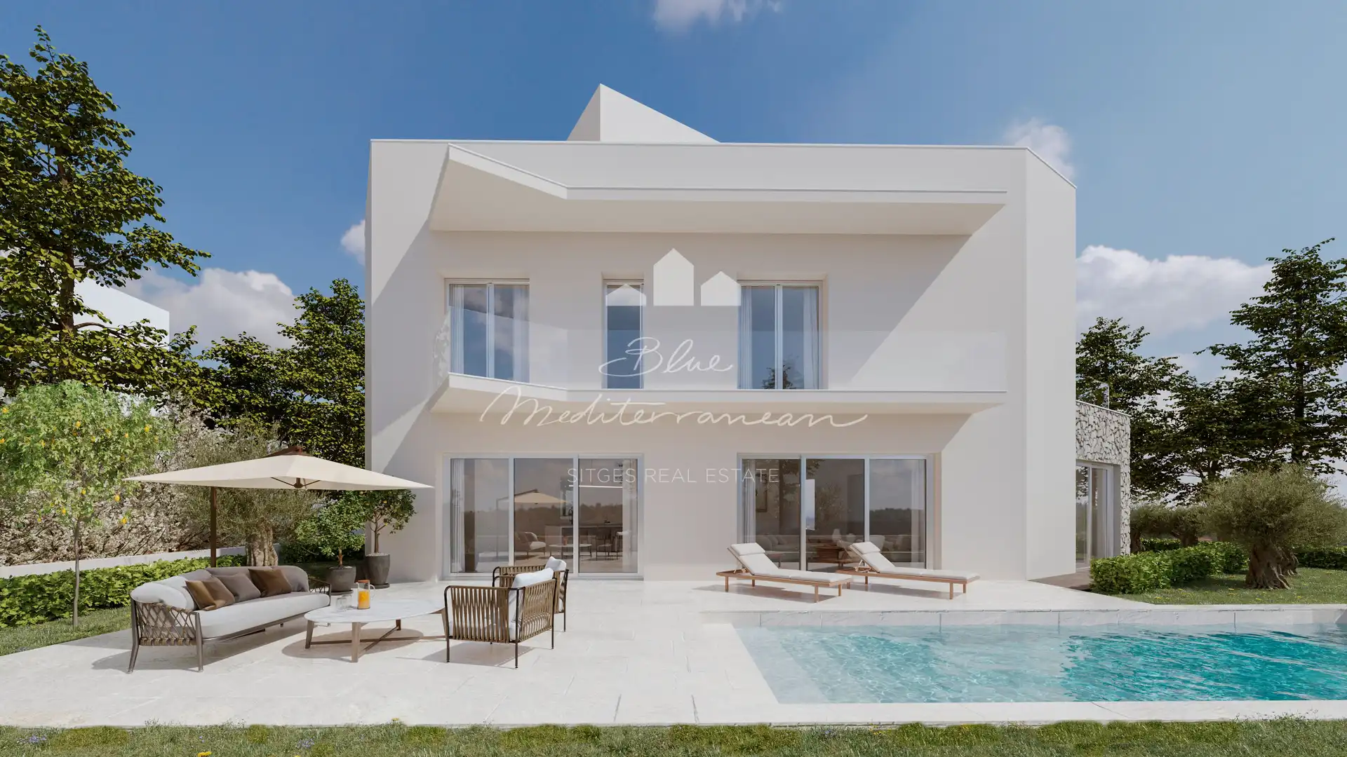 Jardín de Casa o chalet en venta en Sitges con Aire acondicionado, Jardín privado y Terraza
