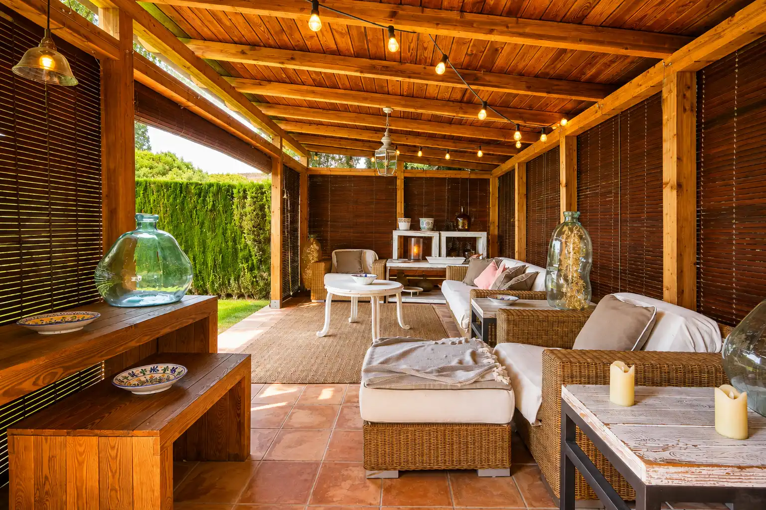 Terraza de Casa o chalet de alquiler en Sant Andreu de Llavaneres con Aire acondicionado, Calefacción y Jardín privado