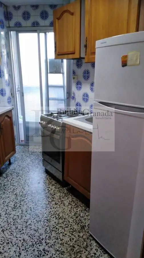 Cuina de Pis de lloguer en Granada amb Terrassa, Moblat i Microones